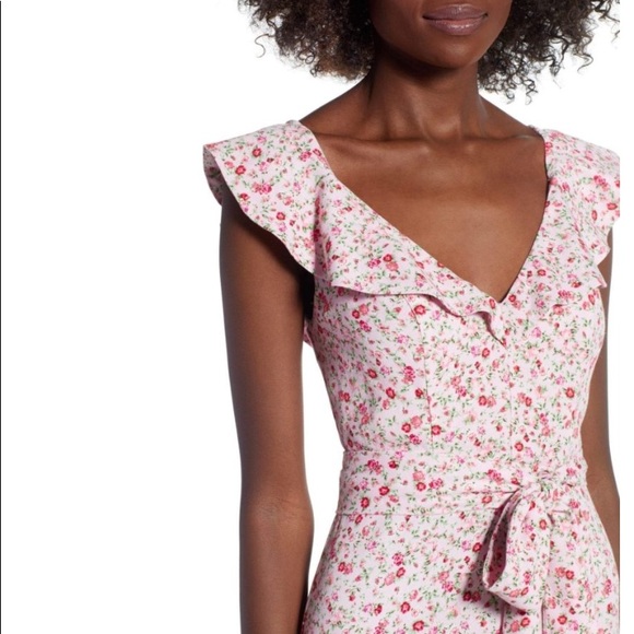 NWT AFRM pink floral maxi dress rodarte Selena - Picture 4 of 10